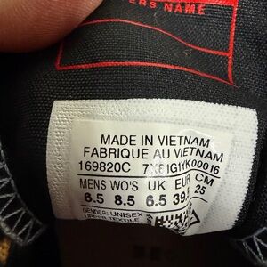 Converse Chuck Taylor Black Sneaker with Red Logo